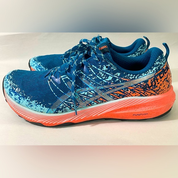 ASICS Shoes - ASICS Womens Fuji Lite 2 Blue Running Shoes Deep Sea Teal Size 11.5